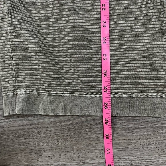 Tommy Bahama Mens Relax 1/4 Zip Pullover Mock Neck Sweatshirt Size XL Army Green - Picture 7 of 9